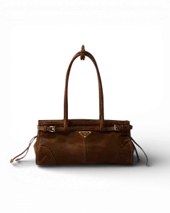 Prada Сумка Bonnie medium suede - фото 1