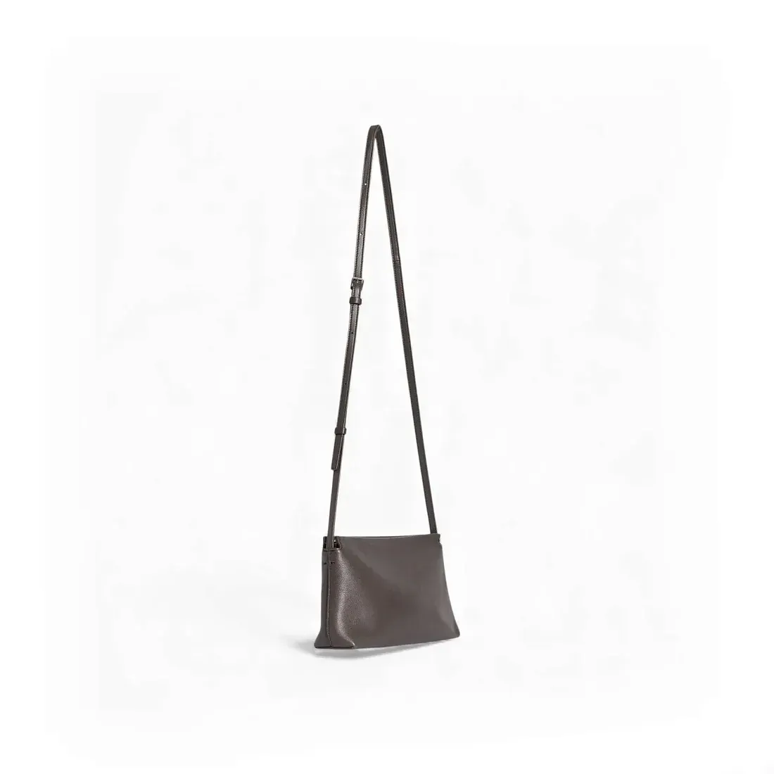 The Row Сумка Rene Crossbody Black из кожи Taupe - фото 2