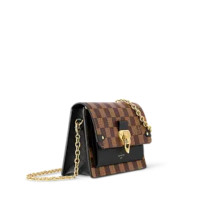 Louis Vuitton Кошелек на цепочке Vavin Black - фото 3