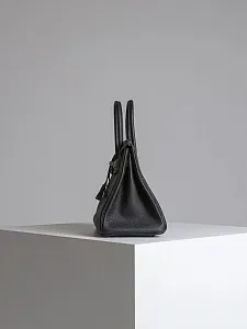Hermès Cумка Birkin 30 Black Togo Palladium Hardware - фото 6