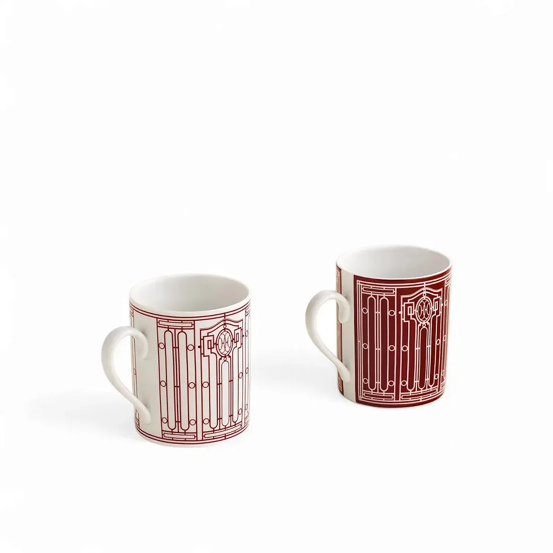 Hermès Набор из 2 кружек H Deco rouge - фото 3