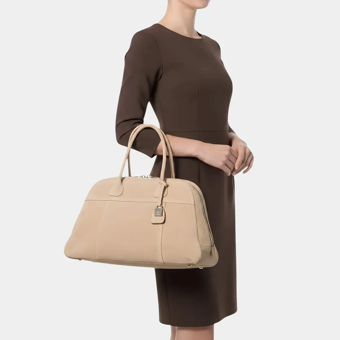 Miu Miu Сумка Suede bag Ecru - фото 2