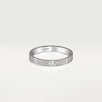 Cartier Кольцо Love маленькая модель c бриллиантовым паве White Gold - фото 1