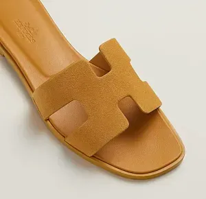 Hermès Сандалии Oran Brass Yellow - фото 2