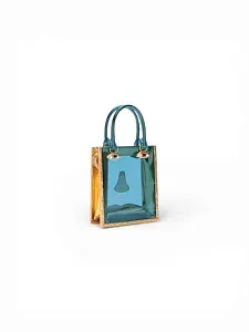 Schiaparelli Сумка Mini Face Pastel Blue - фото 3