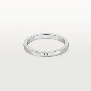 Cartier Обручальное кольцо с 1 бриллиантом Ballerine 2,1 мм - фото 1