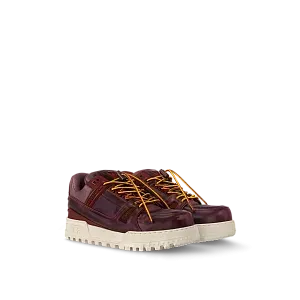 Louis Vuitton Кроссовки LV Trainer Maxi Bordeaux - фото 1
