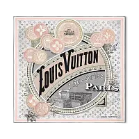 Louis Vuitton Платок-каре Malles Merveilleuses 90 Gris Clair - фото 1