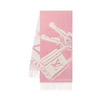 Louis Vuitton Шарф Lock And Keys Light Pink - фото 1