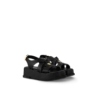 Louis Vuitton Сандалии Maya Flatform Black - фото 1