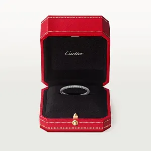 Cartier Обручальное кольцо с бриллиантовым паве Etincelle de 1,5 мм White Gold - фото 4