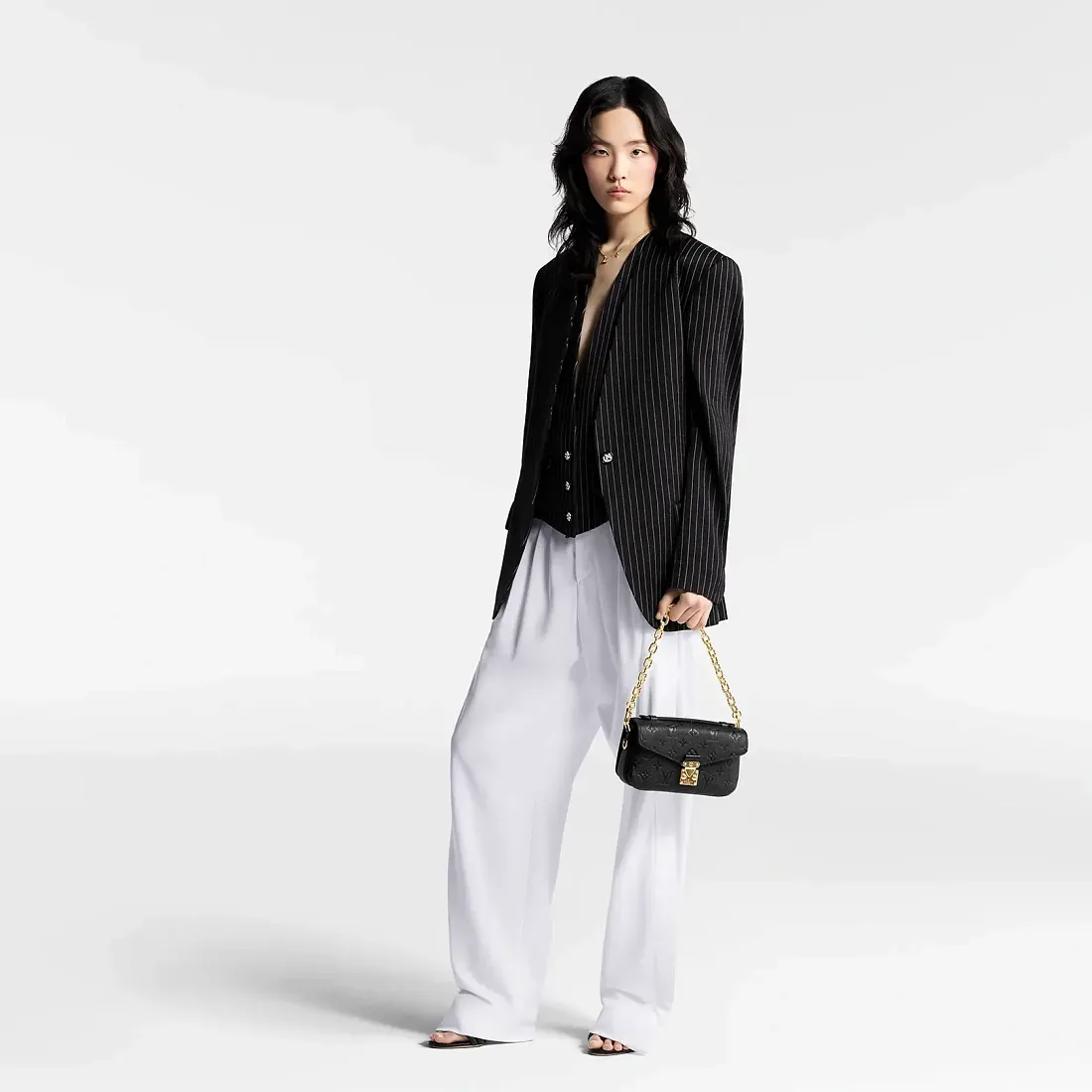 Louis Vuitton Сумка Pochette Metis East West Black - фото 2