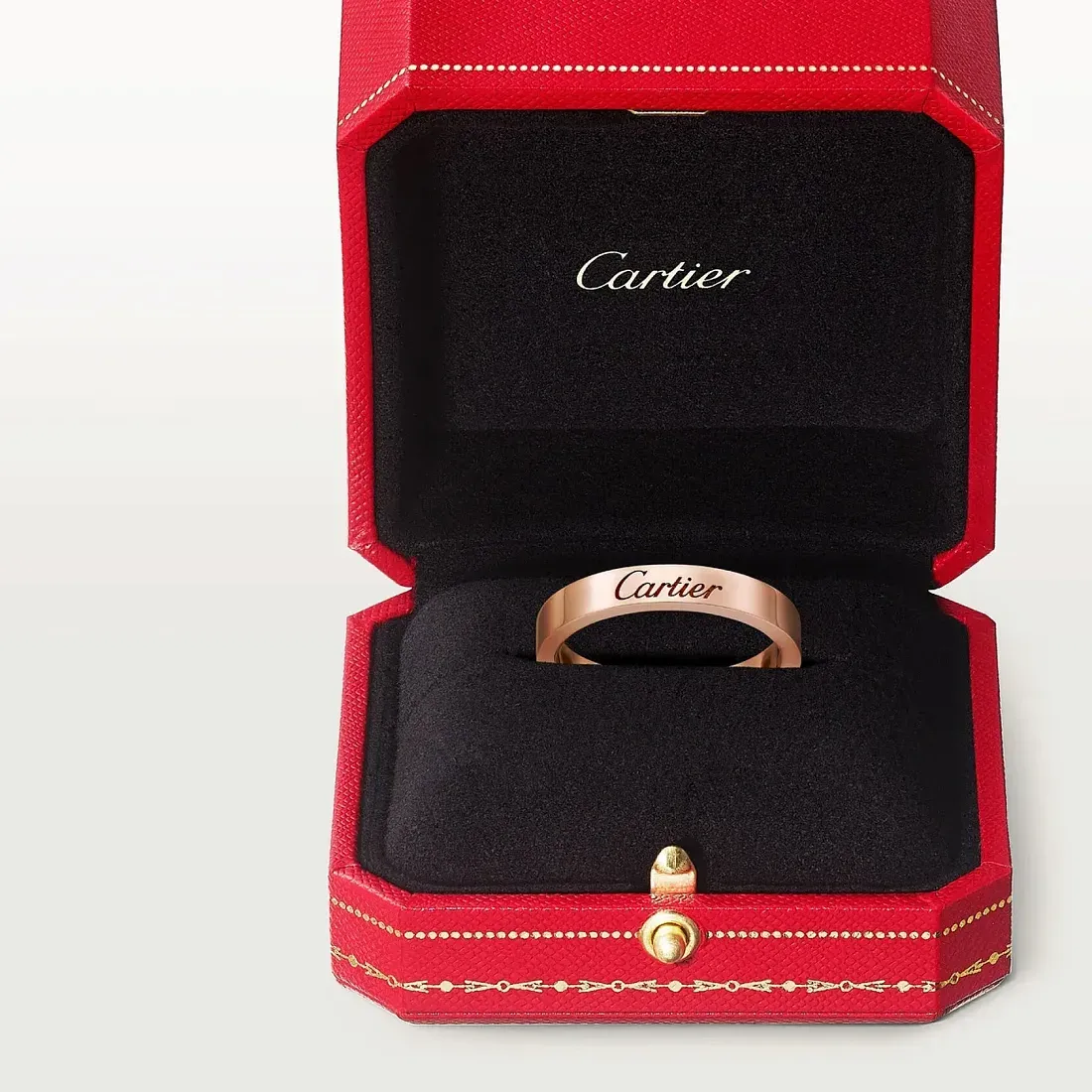 Cartier Обручальное кольцо C de 3 мм Pink Gold - фото 2