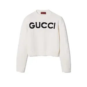 Gucci Шерстяной свитер с интарсией - фото 1