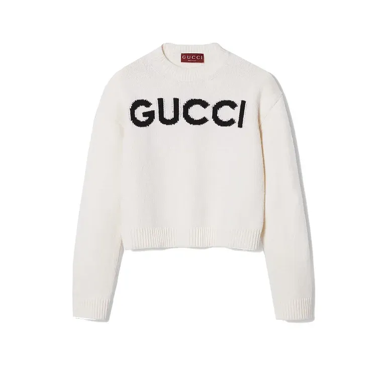 Шерстяной свитер с интарсией Gucci - фото 1