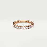 Cartier Обручальное кольцо с бриллиантовым паве Etincelle de 3,5 мм Rose Gold - фото 1