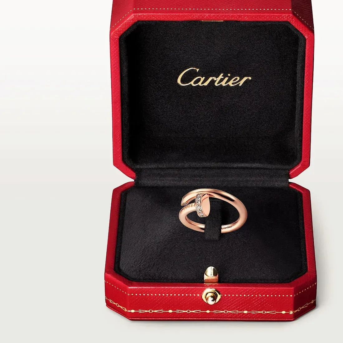 Cartier Кольцо Juste Un Clou с бриллиантами Rose Gold - фото 5