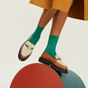 Hermès Лоферы Icone Naturel / Ecru - фото 6