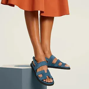 Hermès Босоножки Genius Bleu Turquin - фото 2