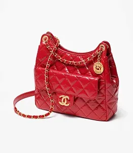 Chanel Сумка Hobo красная - фото 2