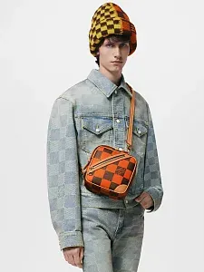 Louis Vuitton Сумка-мессенджер Chess Orange - фото 2