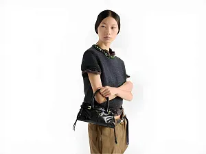 Prada Мини-сумочка Bonnie Black - фото 2