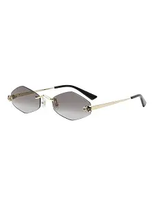 Cartier Солнцезащитные очки с ромбовидным узором Panthere Golden Grey - фото 1
