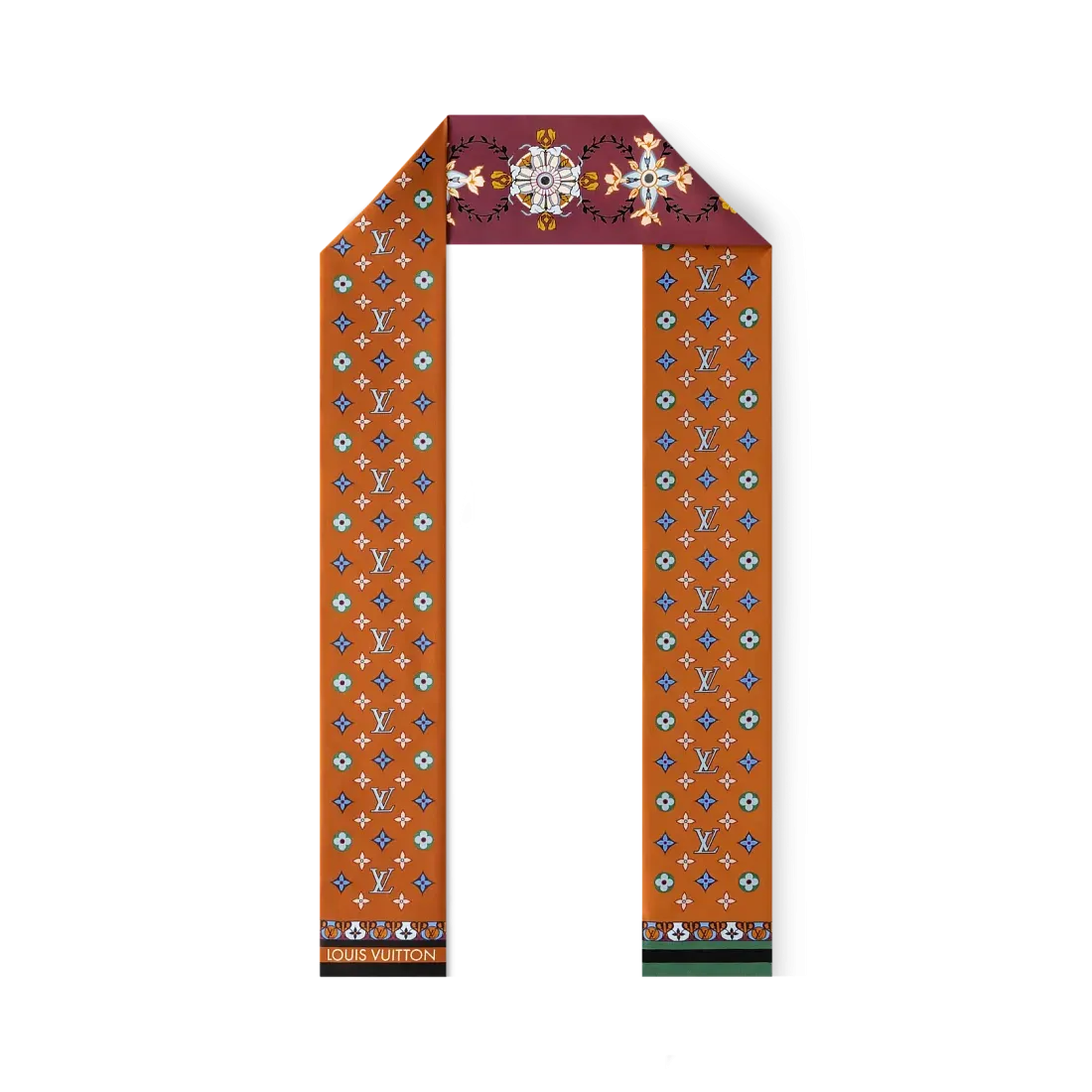 Louis Vuitton Шелковая лента Monogram Asnieres Bordeaux - фото 3