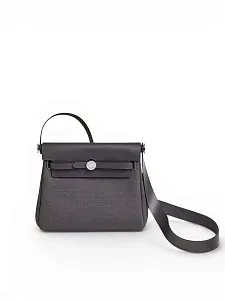 Hermès Сумка Herbag Zip 20 Retourne Ardoise Military Hunter Palladium Hardware - фото 1