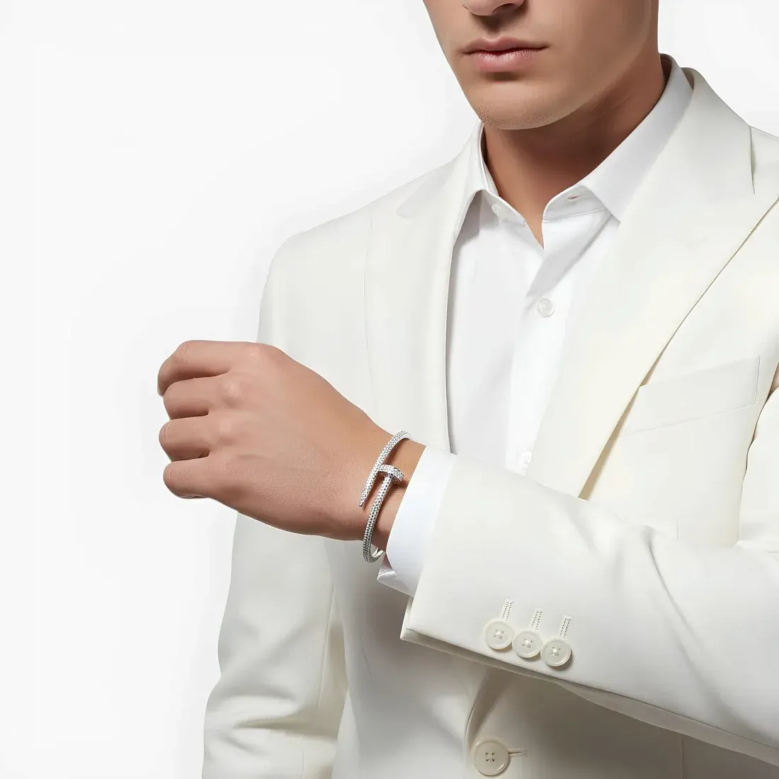 Cartier Браслет Juste un Clou classic model, diamonds Men - фото 2