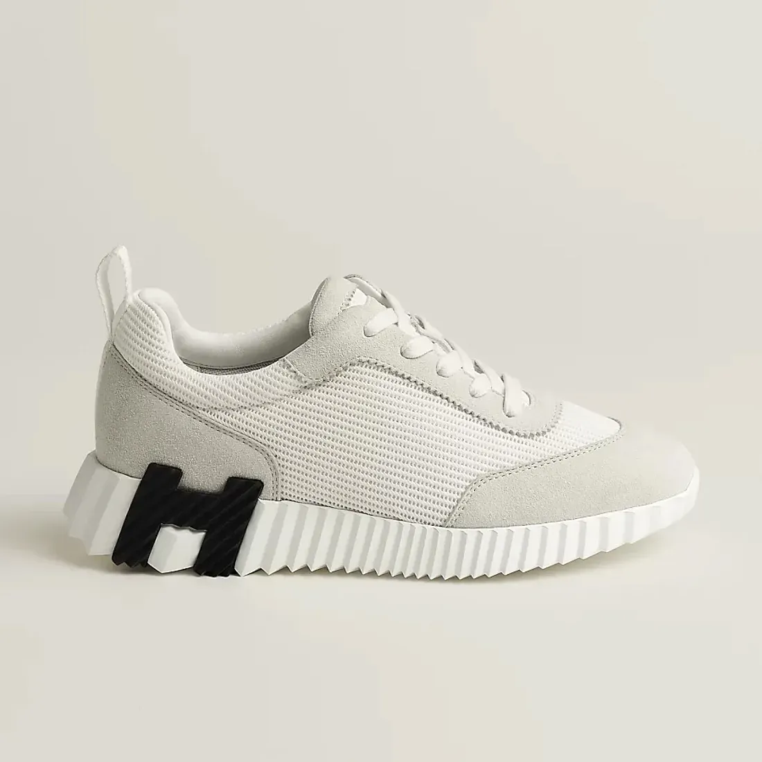 Hermès Кроссовки Bouncing White / Black - фото 3