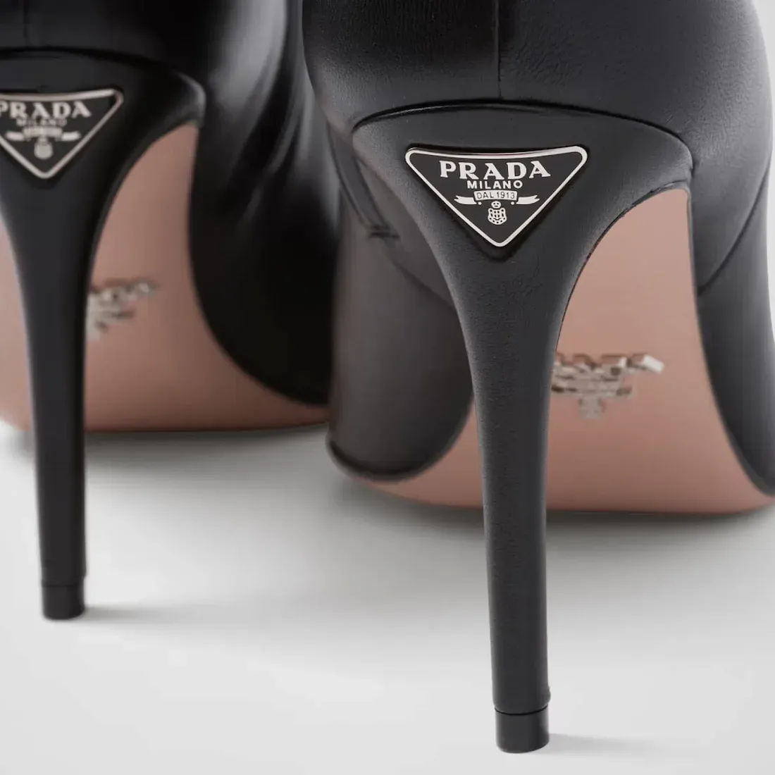 Prada Ботильоны из кожи наппа - фото 6