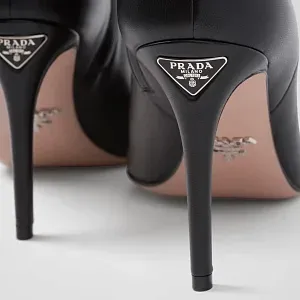 Prada Ботильоны из кожи наппа - фото 6