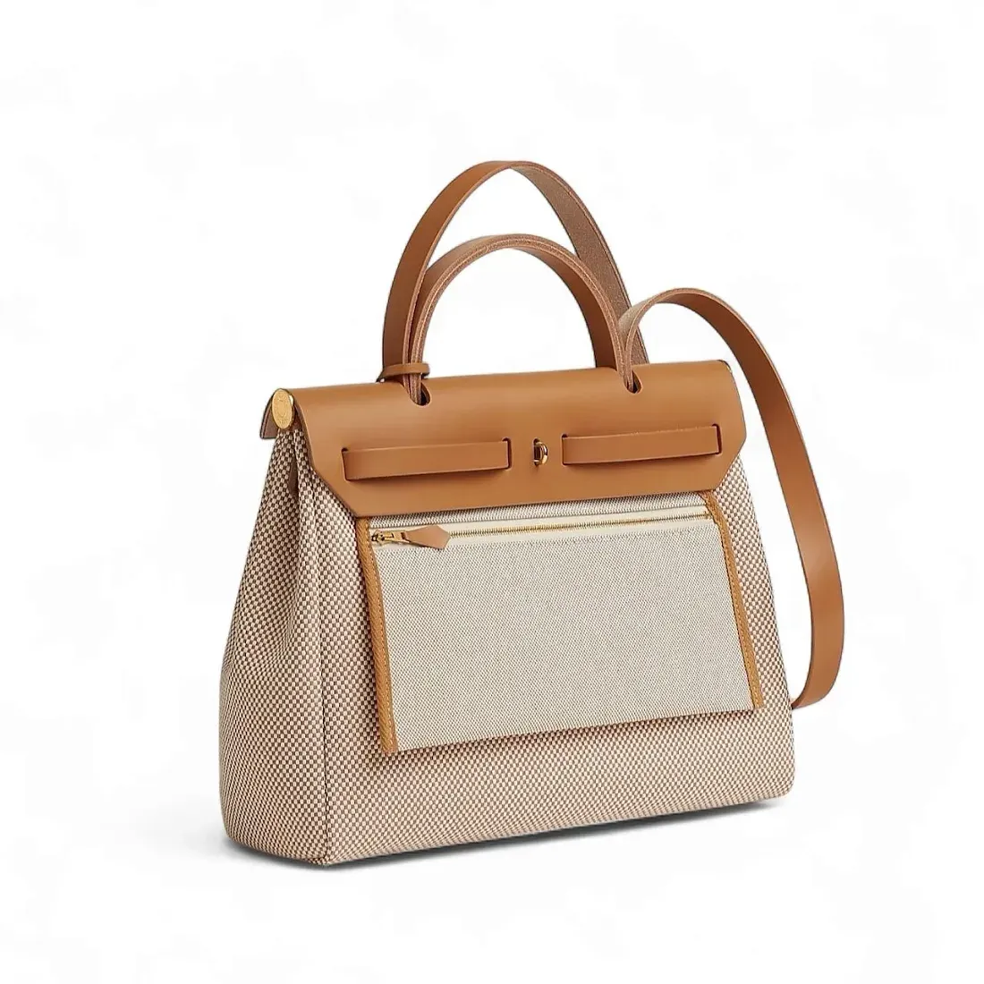 Hermès Сумка Herbag 31 Zip Gold Hardware - фото 3