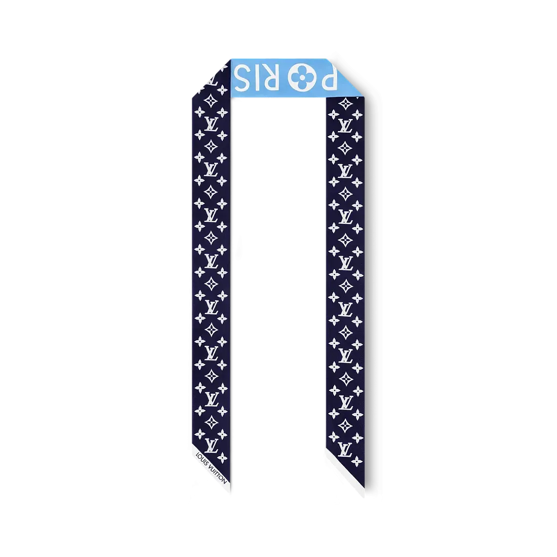 Louis Vuitton Шелковая лента Monogram Infinity BB Blue - фото 3