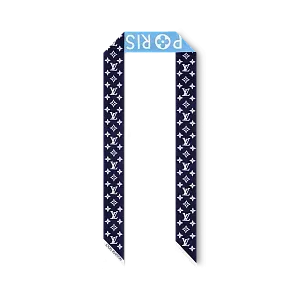 Louis Vuitton Шелковая лента Monogram Infinity BB Blue - фото 3