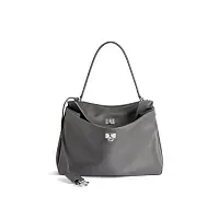 Balenciaga Cумка Rodeo среднего формата Grey - фото 1