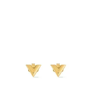 Louis Vuitton Серьги-пусеты Essential V Gold - фото 1