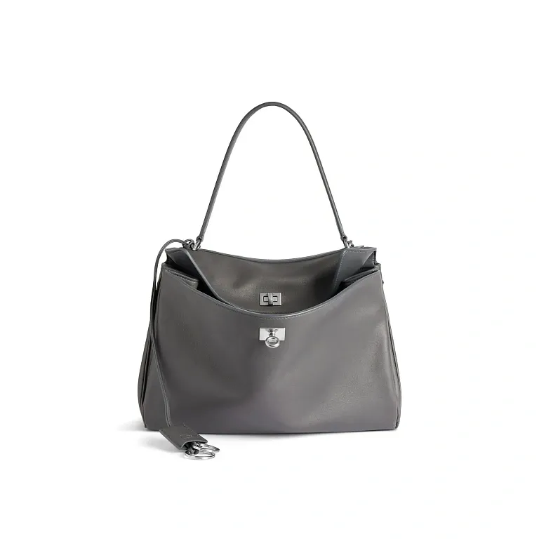 Cумка Rodeo среднего формата Balenciaga Men Grey - фото 1