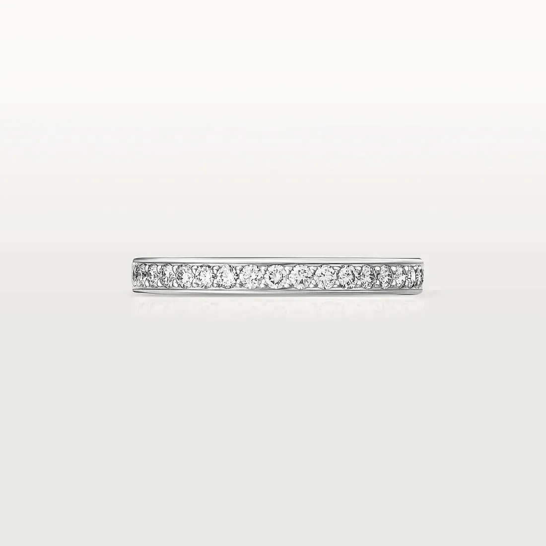 Cartier Обручальное кольцо с бриллиантовым паве 1895 2,6 мм - фото 2