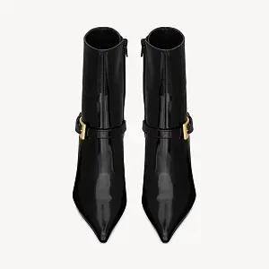 Saint Laurent Ботильоны LEE из полированной кожи - фото 2