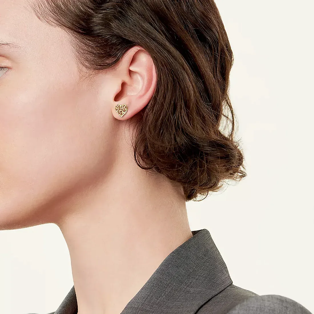 Tiffany & Co. Серьги Paloma Picasso Olive Leaf Heart Earrings - фото 2
