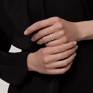 Cartier Кольцо Love маленькая модель c бриллиантовым паве Yellow Gold - фото 2