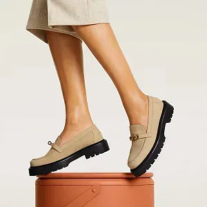 Hermès Лоферы Icone Beige Lin - фото 2