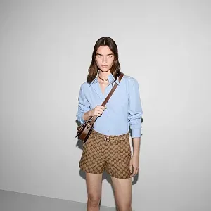 Gucci Мини-сумка Horsebit 1955 Brown - фото 2
