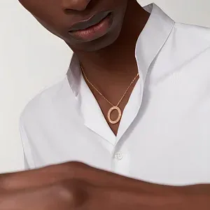 Cartier Кулон Love, 3 diamonds Man Rose Gold - фото 2