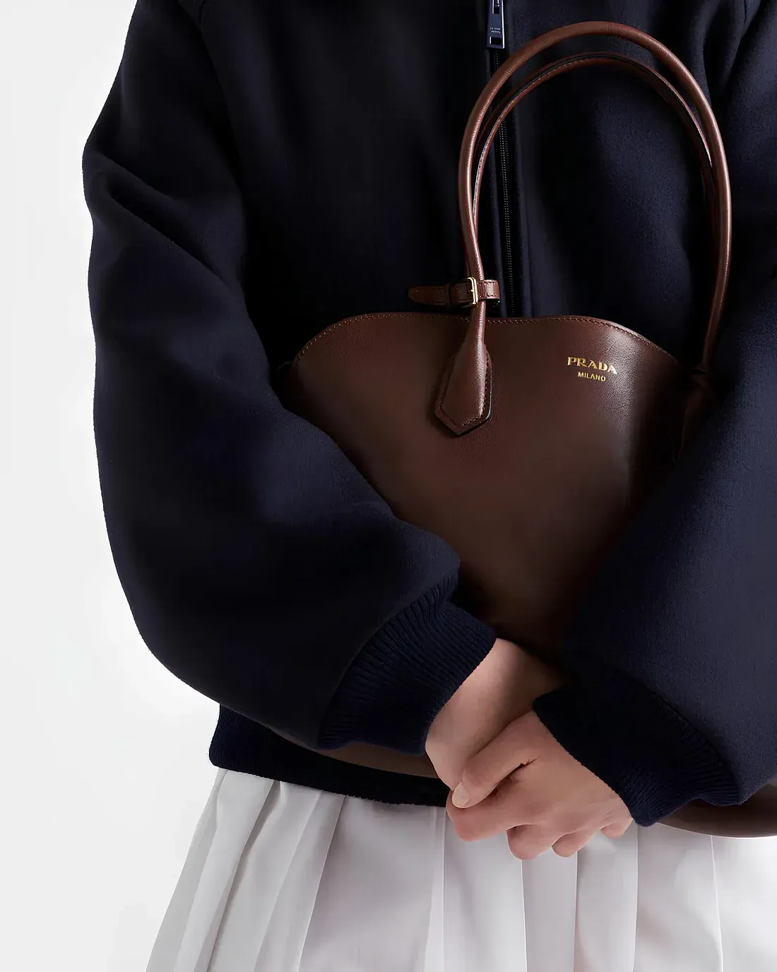 Prada Большая сумка-тоут Cocoa - фото 5