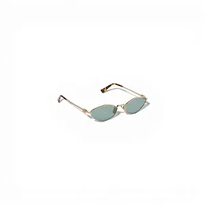 Miu Miu Солнцезащитные очки Water Green - фото 3