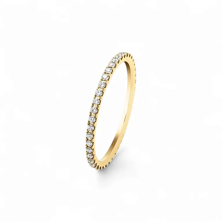 VAN CLEEF AND ARPELS Обручальное кольцо Felicite Van Cleef & Arpels 1,25 мм Yellow Gold - фото 1