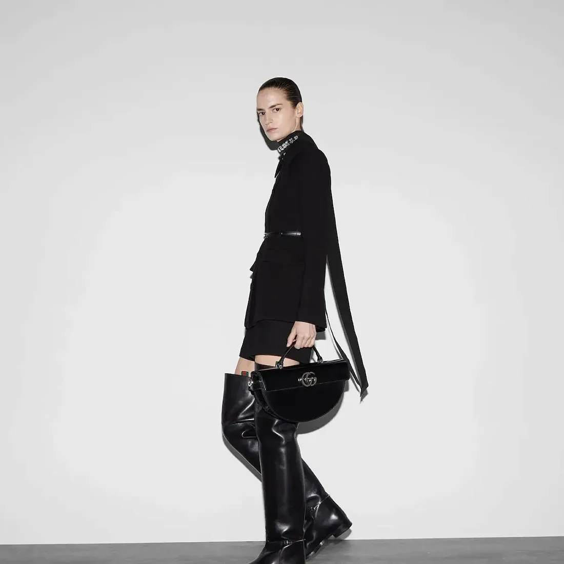 Gucci Сумка с верхней ручкой Black - фото 2